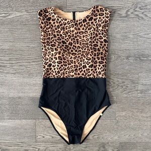🌼SUMMERSALT🌼 The Surf One Piece Swimsuit in Leopard, Size 10